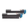 Compatible OKI 45807106 Toner Double pack 2 pcs. (Black)