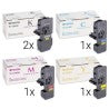 Kyocera Original TK-5240 Toner Sparset (2x BK, 1x C,M,Y)
