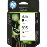 Original HP 6ZD17AE / 305 Druckkopfpatrone Multipack