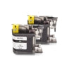 Compatible Brother LC-127 XL BK Ink Double Pack Black with Chip