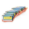 Compatible HP No. 364 XL ink saving set (4x black, 2x cyan, 2x magenta, 2x yellow) 10 pieces (with chip)